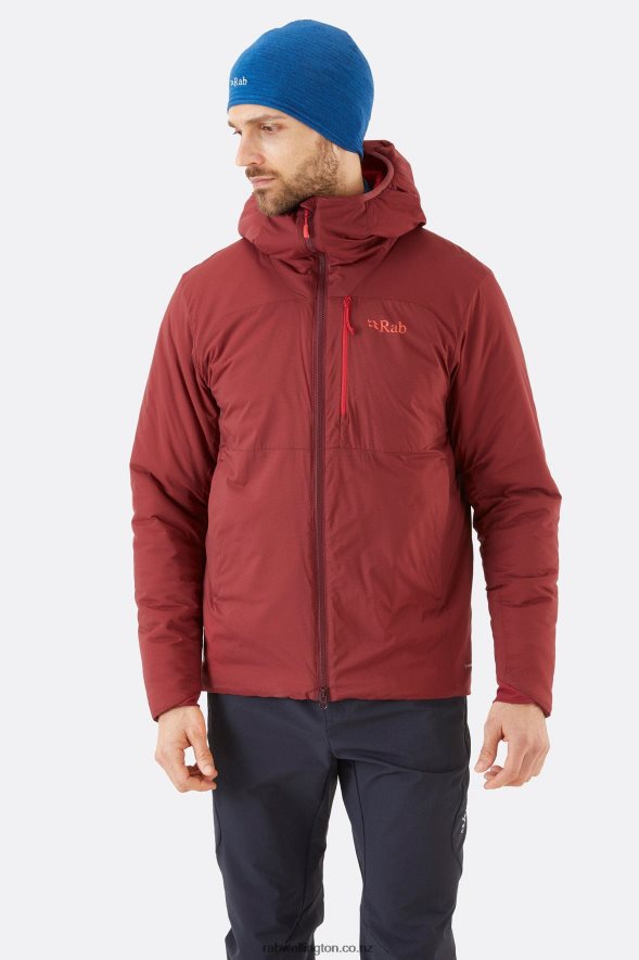 Rab Xenair Alpine Insulated Jacket Men DXZR0J823 Oxblood Red [DXZR0J823